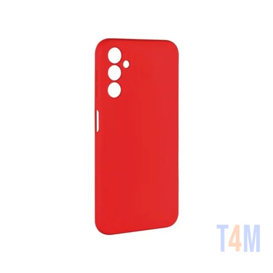 Capa de Silicone Mole para Samsung Galaxy A14 Vermelho